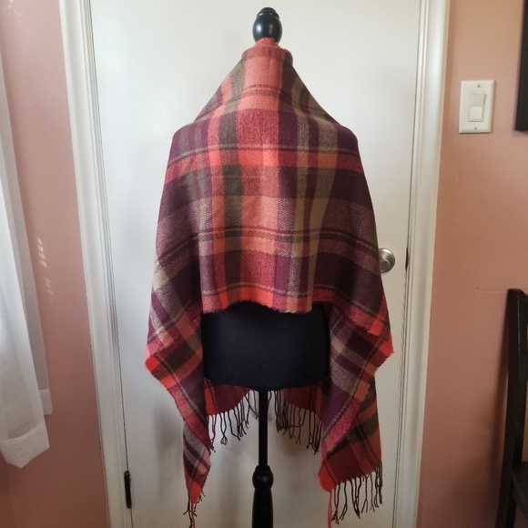 Collectioneighteen Plaid Pumpkin Spice Scarf - Picture 3 of 6